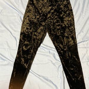 Torrid Black Velvet Pants
